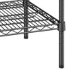 14 inch x 30 inch Certified Black Epoxy 5 Shelf Kit
