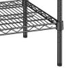24 inch x 36 inch Certified Black Epoxy 4 Shelf Kit