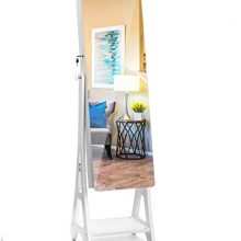 Jewelry Cabinet Armoire With Full Mirror