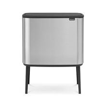 Brabantia Bo Trash Can Matt Steel