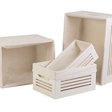 Wooden Storage Bin Toilet Paper Basket Storage - Decorative Vanity