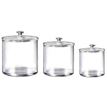 Jars Bathroom Vanity Organizer Canister