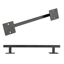 12" Heavy-Duty Metal Barn Door Handle: Elevate Your Door Aesthetics 🚪🔒