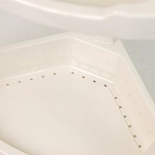 Tenby Living Corner Shower Caddy - 3 Shelf Shower Organizer Caddie