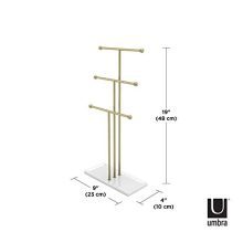 Umbra Trigem Hanging Jewelry Organizer Tiered Tabletop