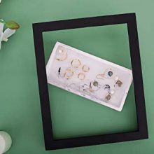 Emibele Marble White Resin Tray - Chic Jewelry and Cosmetic Organizer