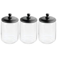 Modern Glass Bathroom Vanity Countertop Storage Organizer