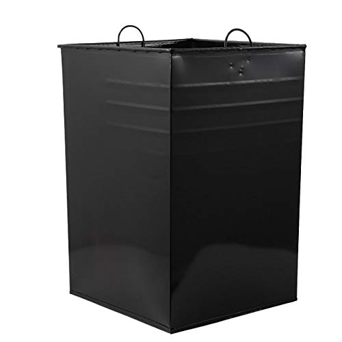 Garbage Enclosure with Locking Lid Open