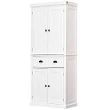 Traditional Colonial Kitchen Pantry Cabinet