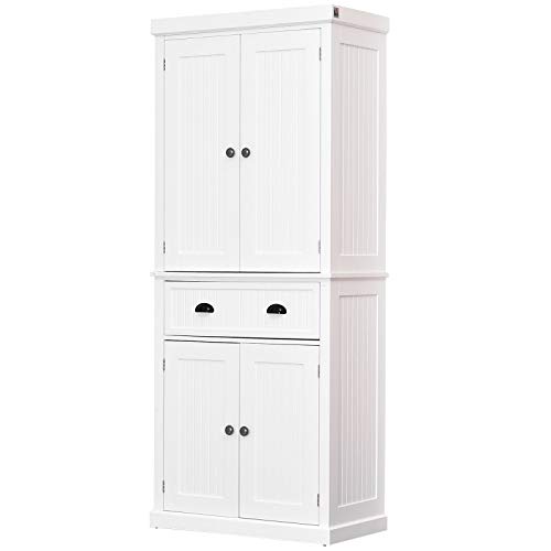 Traditional Colonial Kitchen Pantry Cabinet
