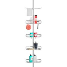 ALLZONE Tension Shower Standing Caddy Corner, Rustproof Stainless Steel