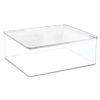 mDesign Plastic Stackable Kitchen Pantry Cabinet Bin