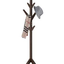 Neasyth Rubber Wood Coat Rack Entryway Standing Hall