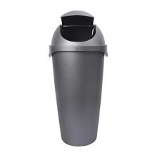 Umbra , Nickel Swinger 12-Gallon Swing-Top Waste Can