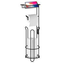 XEEX Toilet Paper Holder Stand, Free Standing Toilet Tissue Holder