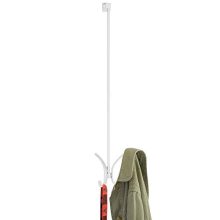 mDesign Modern Metal Long Easy Reach Over-The-Door