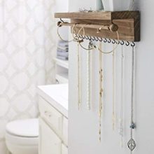 Effortless Organization with Rustic Charm - Wall Mounted Jewelry Organizer