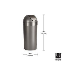 Upgrade Your Space with the Venti Swing-Top 16.5-Gallon Kitchen Trash Can – Durable & Easy to Use