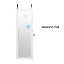 Wall Mount Jewelry Armoire with Keys
