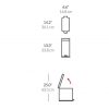 simplehuman 10 Liter / 2.6 Gallon Stainless Steel