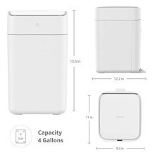 Self-Changing 4 Gallon Automatic Trash Can