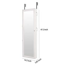 Wall Mount Jewelry Armoire with Keys