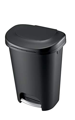 Rubbermaid Step-On Trash Can, 13 Gallon – Hands-Free, Durable, Ideal for Home & Kitchen