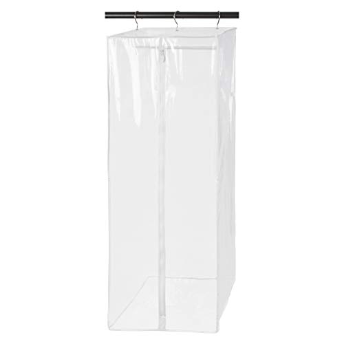 Clear Hanging Closet Organizer Durable Zippered Cover