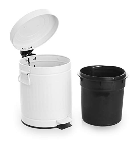 BINO Stainless Steel 1.3 Gallon / 5 Liter Trash Can