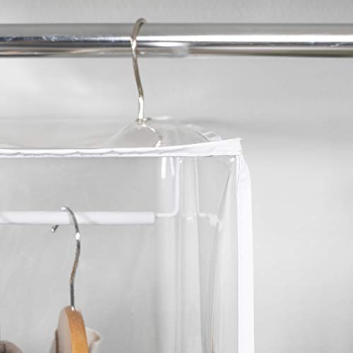 Clear Hanging Closet Organizer Durable Zippered Cover