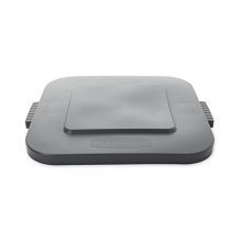 Durable Rubbermaid BRUTE 28-Gallon Square Bin Storage Container Lid – Heavy-Duty, Stackable, Secure Lid