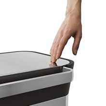 Joseph Joseph 30030 Intelligent Waste Titan Trash Can Compactor - Efficient Odor Control, Hygienic, and Durable Stainless Steel Design