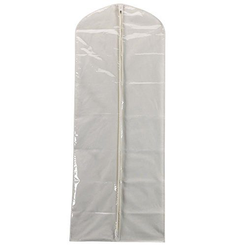 Hanging Garment Bag with Clear Vinyl Cover
