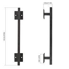 12" Heavy-Duty Metal Barn Door Handle: Elevate Your Door Aesthetics 🚪🔒