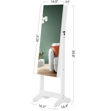 Lockable Storage Organizer Unit with 2 Plastic Cosmetic Storage