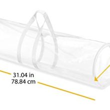 Whitmor Clear Zippered Storage for 25 Rolls