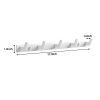 JYL HOME Heavy Duty Coat Hook Rack Modern Key Towel Hanger