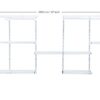 Weather Fast Closet Organizer and Storage System