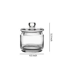 Elegant Glass Apothecary Jars – Set of 3 for Bathroom & Beauty Storage