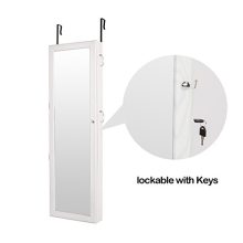 Wall Mount Jewelry Armoire with Keys