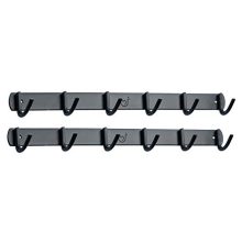 Hooks N Holders Matte Black 12 Wall Hooks Heavy Duty Wall Hanger