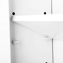 Wooden Medicine Cupboard with Adjustable Shelf Storage Cabinet