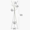 Homebi Coat Rack Hat Stand, Tree Metal Hat Hanger