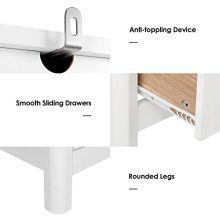 HOMECHO 5 Drawer Dresser, Modern Chest of Drawer