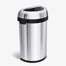 simplehuman 60 Liter / 15.9 Gallon Large Semi-Round