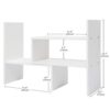 Hossejoy Wood Adjustable Desktop Storage Organizer