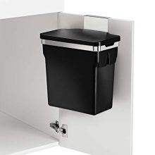 10 Liter / 2.6 Gallon In-Cabinet Trash Can – Heavy-Duty Steel Body, Black | Compact & Efficient