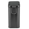 mDesign 1.3 Gallon Rectangular Slim Profile Steel