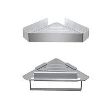 FORIOUS Bathroom Shower Corner Shelf Combine with Squeegee