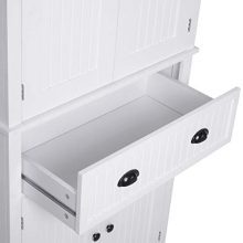 Traditional Colonial Kitchen Pantry Cabinet
